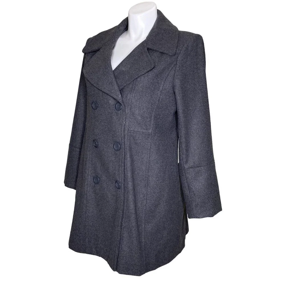 Alpine Swiss - Women’s Double Breasted Peacoat, NWT - Picture 8 of 11